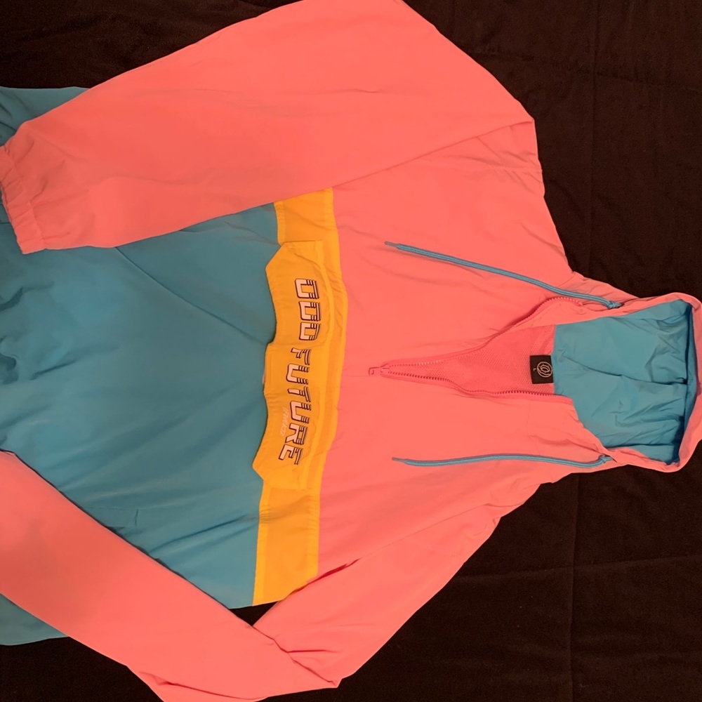 An ODD FUTURE windbreaker jacket
